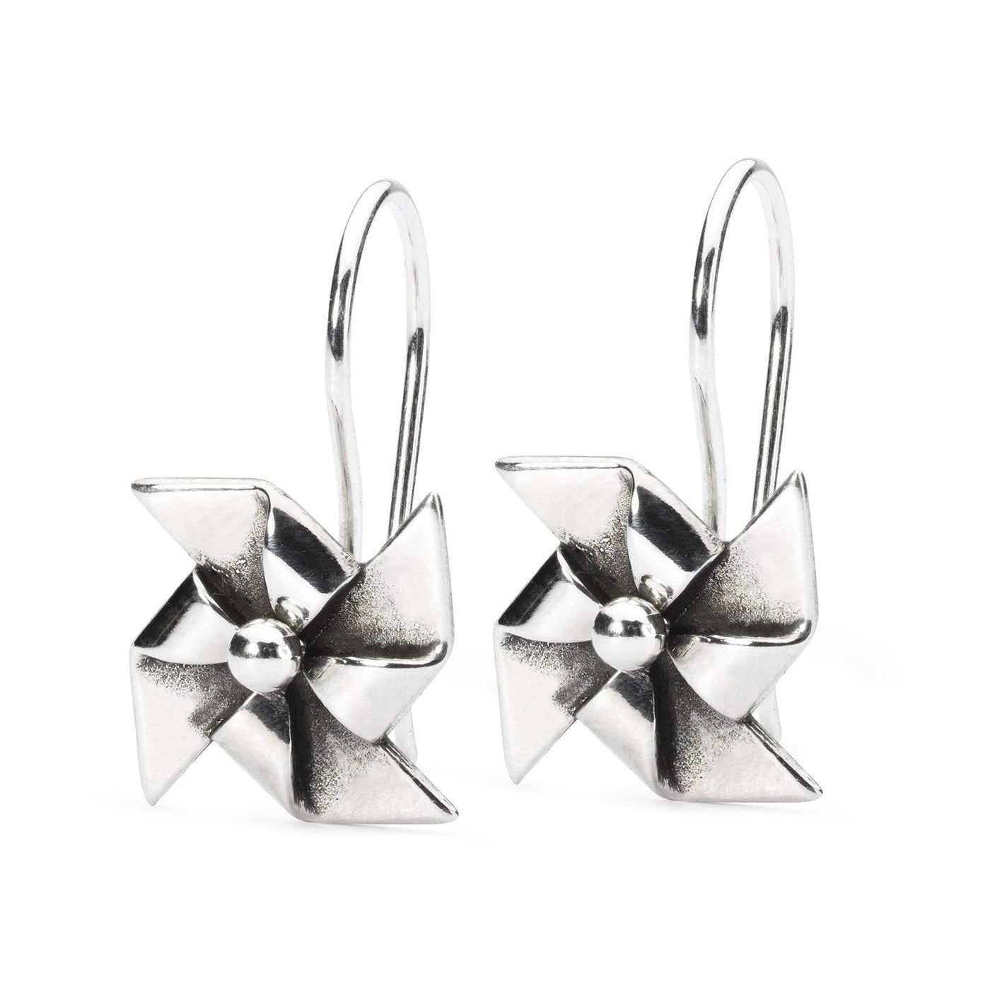 Origami Mill Earrings with Silver Earring Hooks